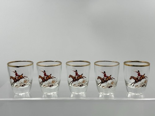Vintage shot glasses fox - x,