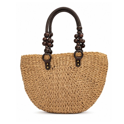 Women straw tote - tote, handwoven