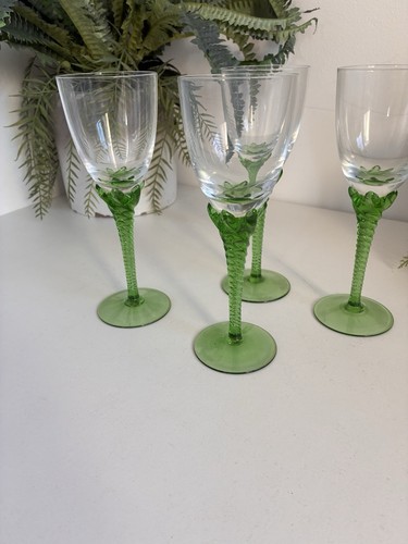 Vintage handblown green - 4,