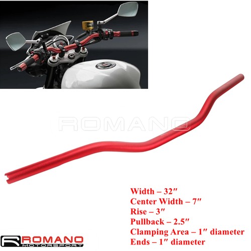 Moto style handlebar for - 1",