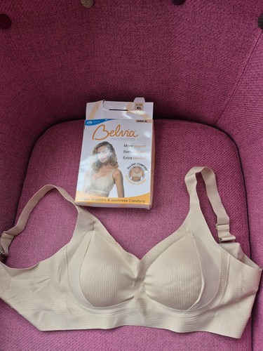 Belvia seamless bra nude beige - belvia,