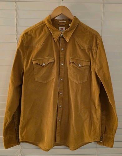 Levis shirt mens mustard - shirt, xl
