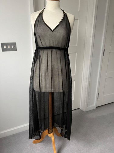 River island black mesh beach - mesh,