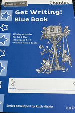 GET WRITING! BLUE BOOK. READ, WRITE INC. NEW. ACTIVITIES FOR SET 6 BOOKS 1-10.