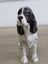 Vintage Beswick Cocker Spaniel Dog Figurine Gloss Finish Made In England