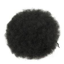Fluffy Afro Puff Ponytail