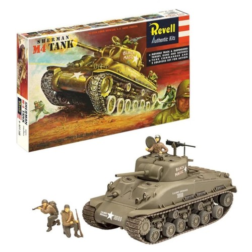 Revell sherman tank 75 - m4,