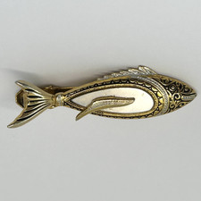 Vintage Fish Tie Clip Tie Bar