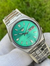 Vintage Seiko 5 Mens Automatic Watch SNXS 7009 Day/Date