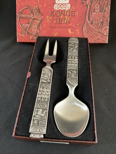 Vintage konge tinn norwegian - konge-tinn,
