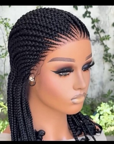 All back ready braided - braided, wig