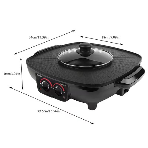 Electric grill hot - &,