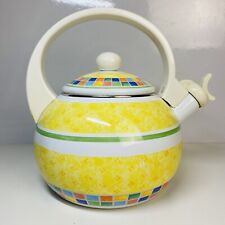 Villeroy Boch Twist Alea Limone Enamel Metal Kettle - 4 Pints - See Description