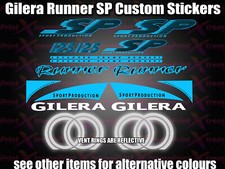 Gilera Runner SP CUSTOM Sticker Decal Set FX FXR 125 172 180 183 OLYMPIC BLUE