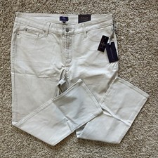 NYDJ Beige Straight Leg Jeans