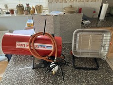 Sealey LP50 Spacer warmer and LP14 Propane heaters.