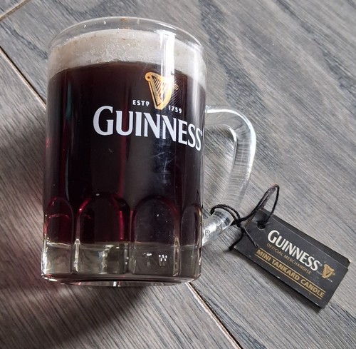 Guinness mini tankard - tankard, candle