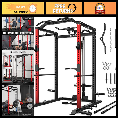 2000lbs power cage squat - 2000lbs, rack