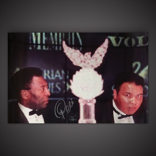 Pele signed autographed photo - pele,