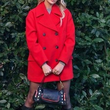 ZARA WOMAN NEW  RED DOUBLE