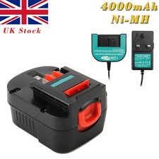 12V 4000mAh Ni-MH Battery For Black & Decker A1712 A12 HPB12 A12E A12-XJ A12EX