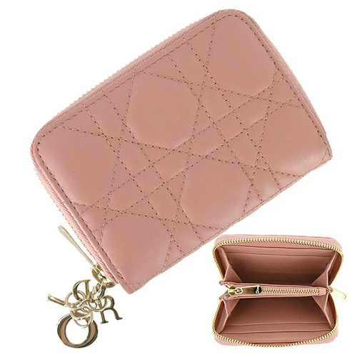 Auth dior small zip coin - dior,