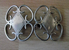 VICTORIAN 1900 STERLING SILVER HALLMARKED BELT BUCKLE VERY GOOD 25gr Fraget & Co