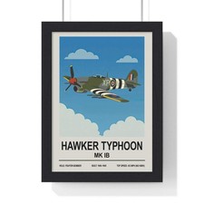 Hawker typhoon poster - typhoon, wwii