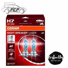 OSRAM Night Breaker Laser (Next Generation) +150% H7 Car Headlight Bulbs (Twin)