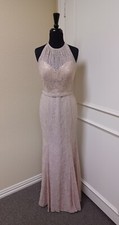 Jasmine Bridesmaid, Social, Formal, Prom Dress, size 12, Color Misty Pink
