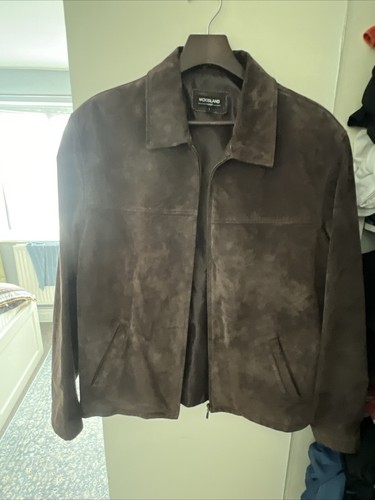 Woodland leather jacket brown - woodland,