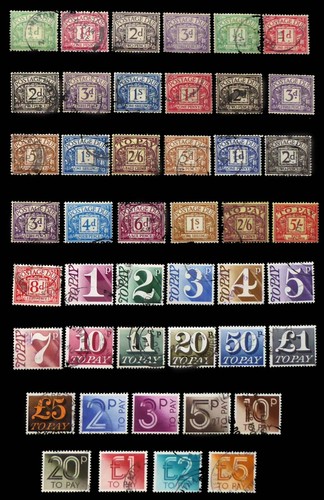 Postage dues used - gb,