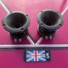Dynamic horn tweeters x2  95mm