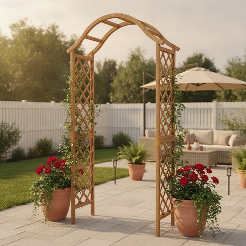 Wooden garden tan - tan, arbour