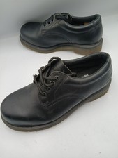Vintage Dr Martens 1993 Mens Size 6 Black Steel Toe Cap Shoes Work Satra 