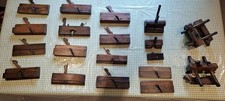 Job Lot Of 19 Antique Wood Planes