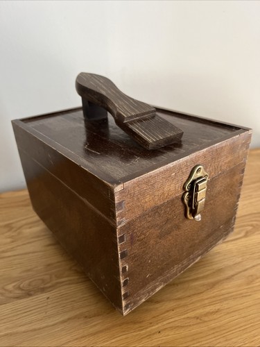 Vintage wooden shoe - wooden, shine