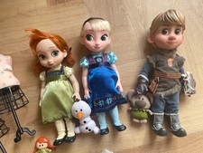 Disney Store Frozen Animator Dolls 16” Deluxe Set - Complete