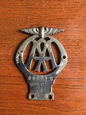 Vintage AA Car Grille Badge