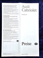 Audi convertible/convertible