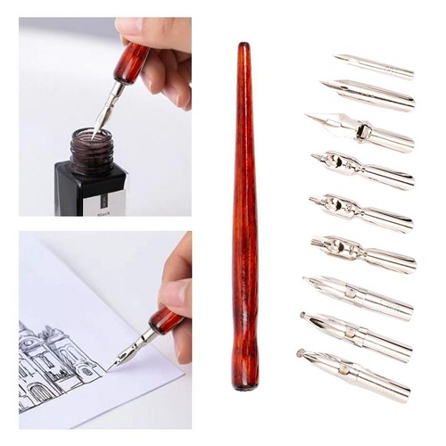 Comic pen set with nibs - nibs, art