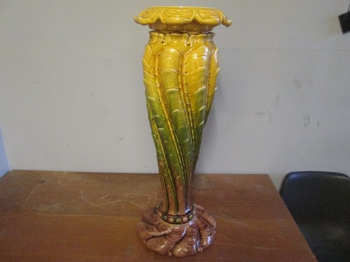 Leeds art pottery jardiniere - leeds,