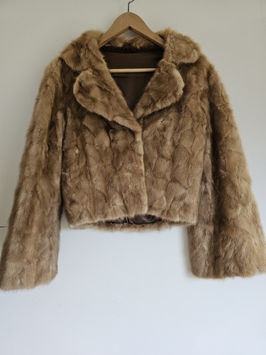 Vintage real mink fur - vintage, cropped