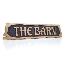 Personalised Oak house sign,Carved,Custom engraved outdoor wooden name plaque