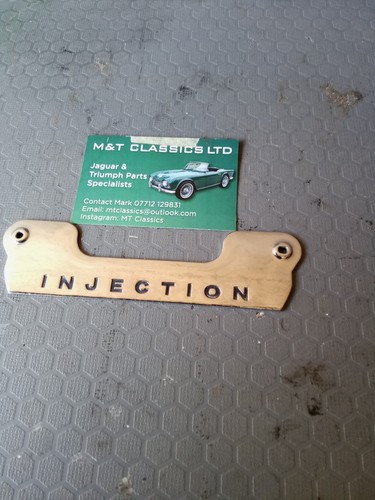 Triumph tr6 badge - tr6, injection