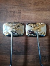 Motor Bike Mirrors. Chopper Style. Crome. Unfinished Project.