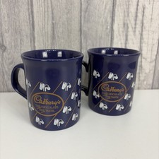 Pair Vintage Cadbury's Purple