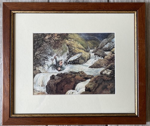 Vintage norman thelwell framed - thelwell,