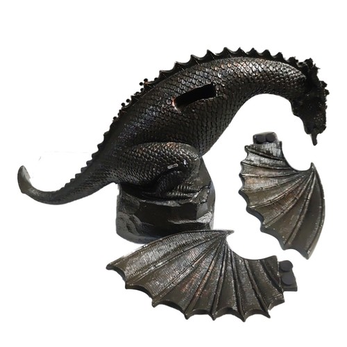 Garden dragon statue - garden,