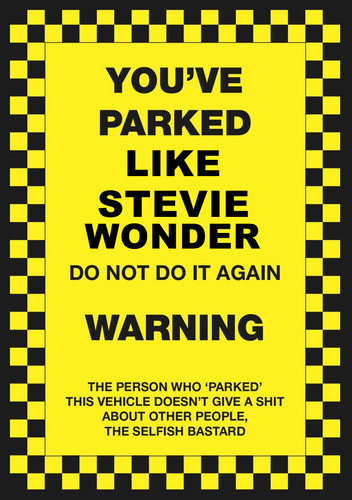 You ve parked like - 8, x